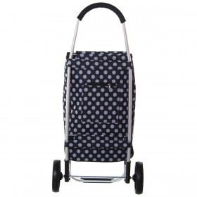 Carrello Alexandra House Living Nero 46 x 98 x 36 cm Poliestere Pois