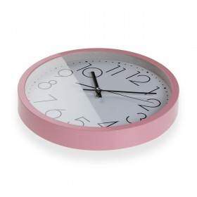 Orologio da Parete Versa Rosa Legno 4,2 x 30 x 30 cm
