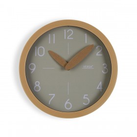 Orologio da Parete Versa Grigio Plastica Minimalista 4,1 x 30 x 30 cm