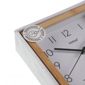 Orologio da Tavolo Versa Bianco Minimalista