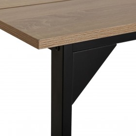 Tavolo da Pranzo Versa Collins Metallo Melammina Legno MDF 75 x 80 x 164,5 cm