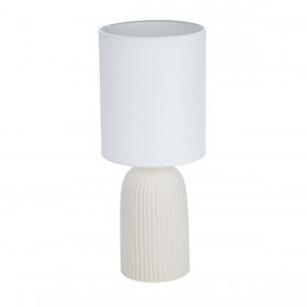 Lampada da tavolo Versa Cotone Ceramica 40 W 15 x 36 cm