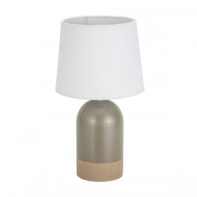 Lampada da tavolo Versa Duo Lino Ceramica 40 W 18 x 32,5 cm