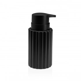 Dispenser di Sapone Versa Nero Ceramica Bambù