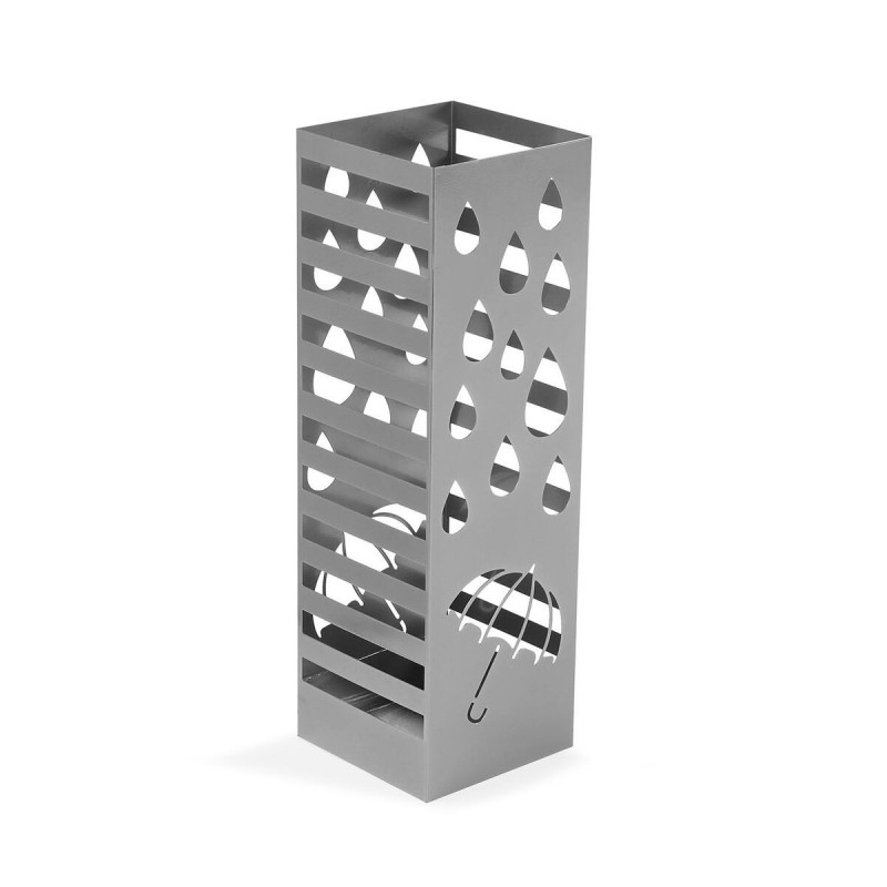 Portaombrelli Versa Argentato 15,5 x 49 x 15,5 cm