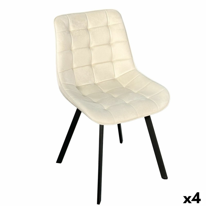 Sedia Versa RHODES  Beige 55 x 82 x 51 cm (4 Unità)