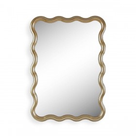 Specchio da parete Versa Dorato 2,6 x 70,2 x 50,2 cm