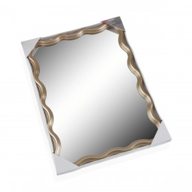 Specchio da parete Versa Dorato 2,6 x 70,2 x 50,2 cm