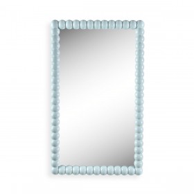 Specchio da parete Versa Azzurro 3,8 x 76 x 45,5 cm