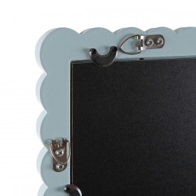 Specchio da parete Versa Azzurro 3,8 x 76 x 45,5 cm