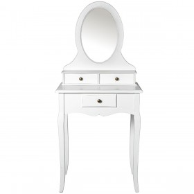 Toeletta Alexandra House Living Bianco Legno 60 x 136 x 40 cm
