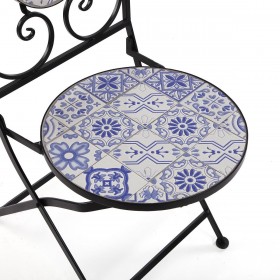 Tavolo con 2 sedie Versa Melo 60 x 71 x 60 cm