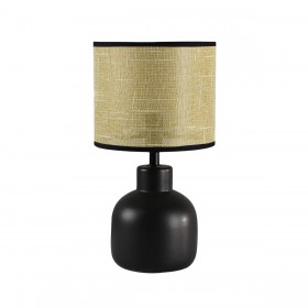 Lampada da tavolo Versa Nero Ceramica 13 x 28 x 13 cm