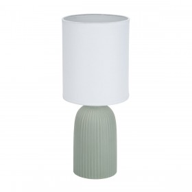 Lampada da tavolo Versa Verde Cotone Ceramica 40 W 15 x 36 cm