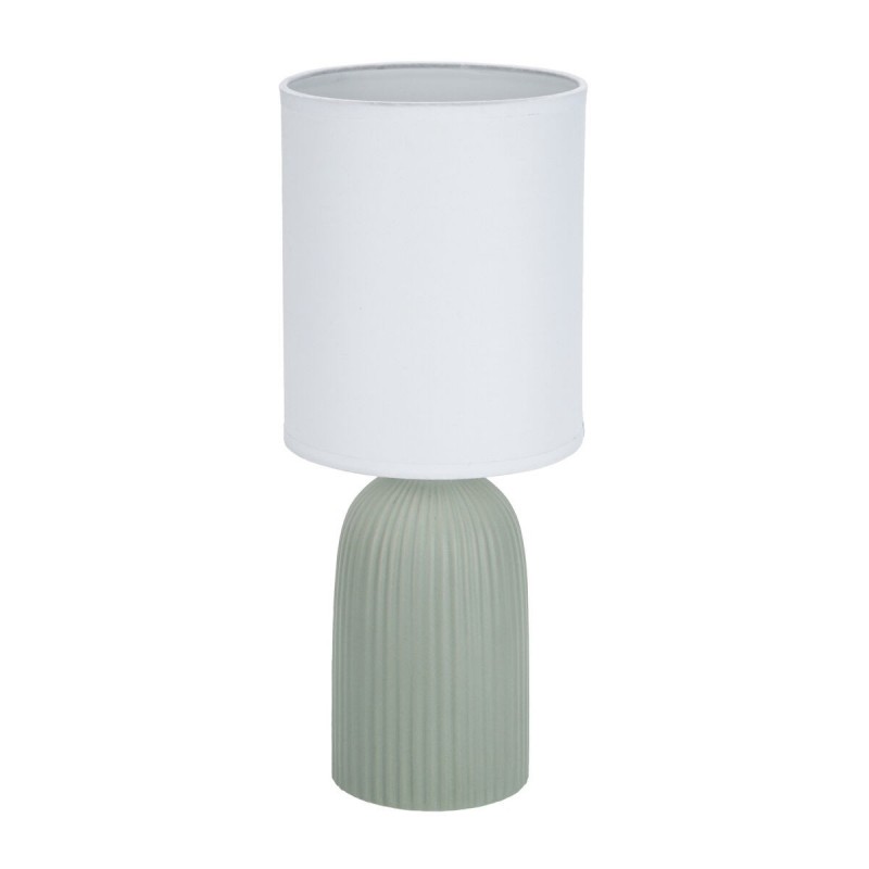 Lampada da tavolo Versa Verde Cotone Ceramica 40 W 15 x 36 cm