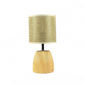 Lampada da tavolo Versa Senape Ceramica 14 x 29 x 14 cm