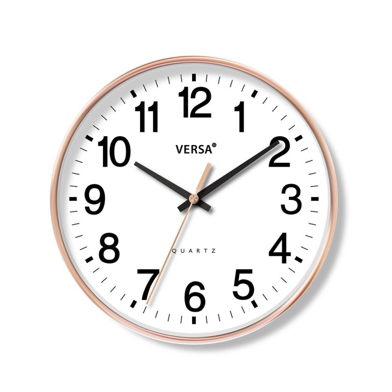 Orologio da Parete Versa Bianco Plastica 4,3 x 30 x 30 cm