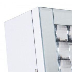 Specchio da terra Alexandra House Living Bianco 46 x 36 x 158 cm Rettangolare