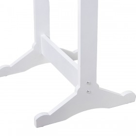 Specchio da terra Alexandra House Living Bianco 46 x 36 x 158 cm Rettangolare