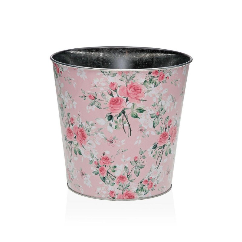 Vaso Versa XL Rosa Metallo Minimalista 16,5 cm