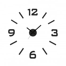 Orologio da Parete Versa Nero Plastica