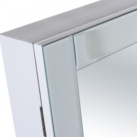 Specchio da terra Alexandra House Living Bianco 46 x 36 x 158 cm Rettangolare