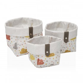 Cestino Versa Tessile 10 x 10 x 10 cm 14 x 14 x 14 cm 12 x 12 x 12 cm