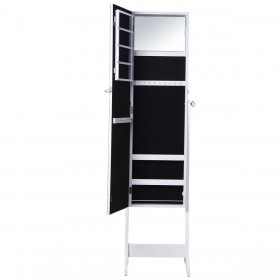 Specchio da terra Alexandra House Living Bianco 46 x 36 x 158 cm Rettangolare