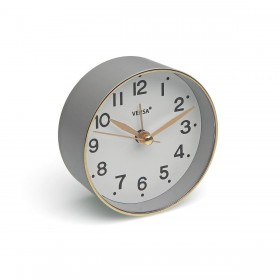 Orologio-Sveglia Versa Grigio Plastica