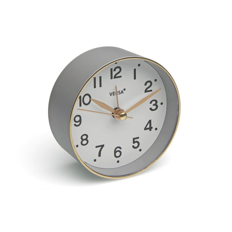 Orologio-Sveglia Versa Grigio Plastica