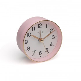 Orologio-Sveglia Versa Rosa Plastica