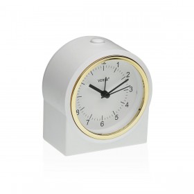 Orologio-Sveglia Versa Bianco Plastica