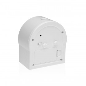 Orologio-Sveglia Versa Bianco Plastica
