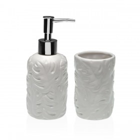 Set da Bagno Versa Bianco Dolomite 6,8 x 17 x 6,8 cm
