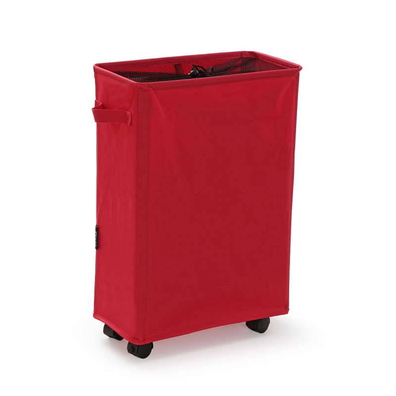 Cesto per i Panni Sporchi Versa Rosso Minimalista 18,5 x 58 x 39 cm