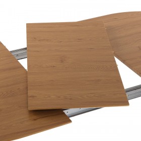 Tavolo da Pranzo Versa DOINYO  Bianco Metallo Legno MDF 80 x 75 x 160 cm