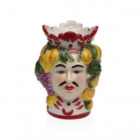 Vaso Versa KAMIR Ceramica Escandinavo/Nórdico 12 X 17,8 X 11,8 CM