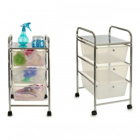 Cassettiera Berilo YS-A3CL Trasparente 3 cassetti