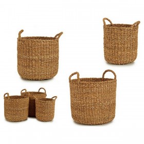 Set di Cesti Gift Decor BDH-12 Marrone Alghe marine