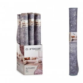 Tappeto 100 x 150 cm Bianco Grigio