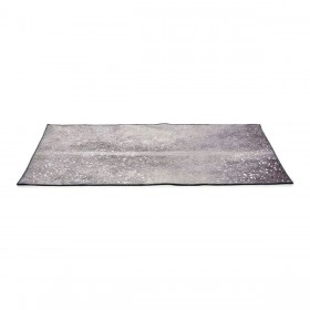 Tappeto 100 x 150 cm Bianco Grigio