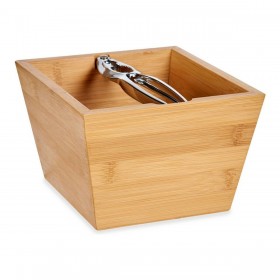 Schiaccianoci Kinvara JWKW-4410 Marrone Metallo Bambù 16 x 11 x 16 cm Schiaccianoci