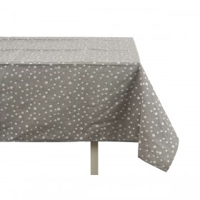 Tovaglia Kinvara BABEL GRIS 42 Bianco Grigio Jacquard