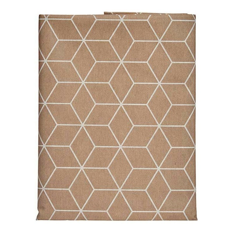 Tovaglia Kinvara CUBIC-26195-3 Bianco Beige Tela