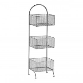 Scaffale Argentato Metallo 20 x 99 x 32,5 cm