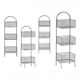 Scaffale Argentato Metallo 20 x 99 x 32,5 cm