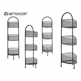 Scaffale Nero Metallo (21,2 x 97 x 28,5 cm)