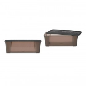 Scatola con Coperchio Stefanplast Elegance Grigio 19,5 x 11,5 x 33 cm 5 L