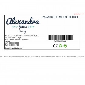 Portaombrelli Alexandra House Living Nero
