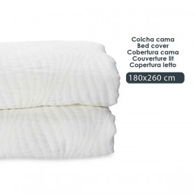 Trapunta Onde Bianco (180 x 260 cm)